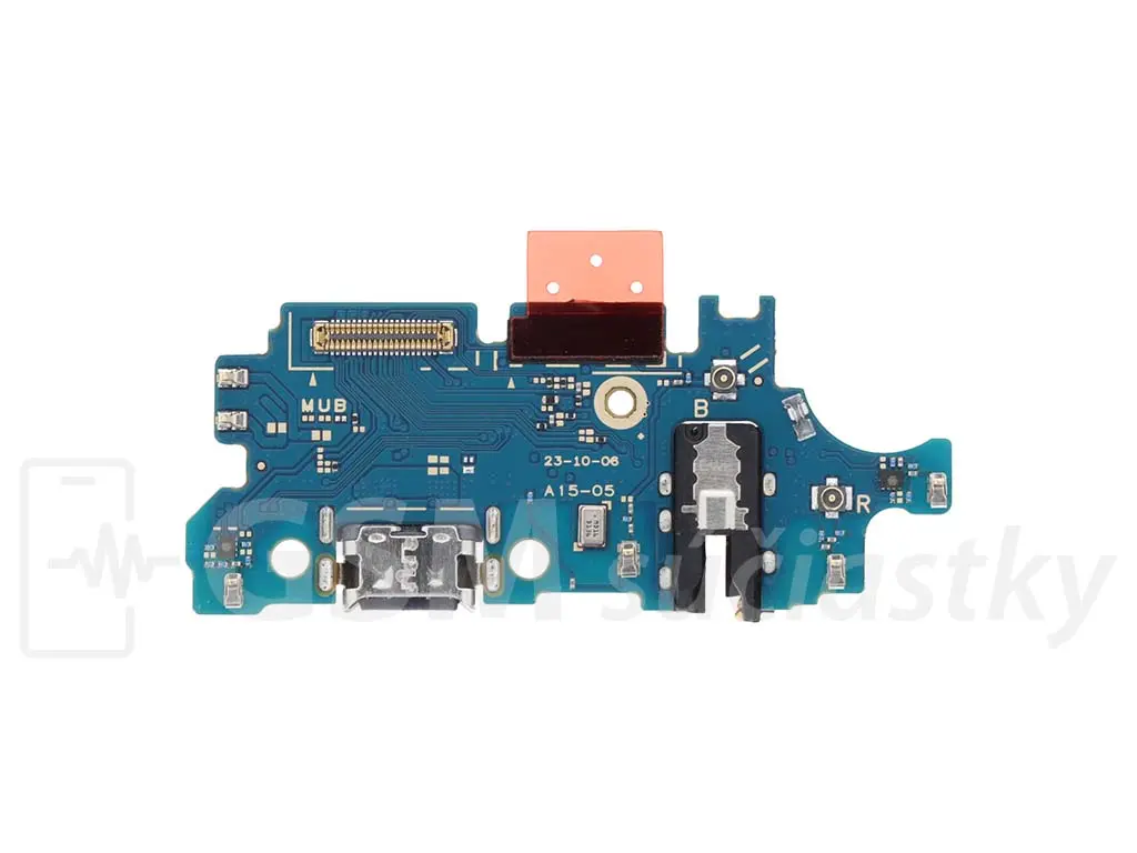 PCB deska nabíjení Samsung A155, A156 Galaxy A15 nabíjecí konektor, mikrofon