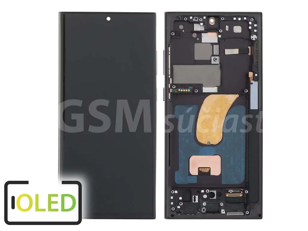 Samsung S918B Galaxy S23 Ultra LCD displej + dotykové sklo a rám (OLED)