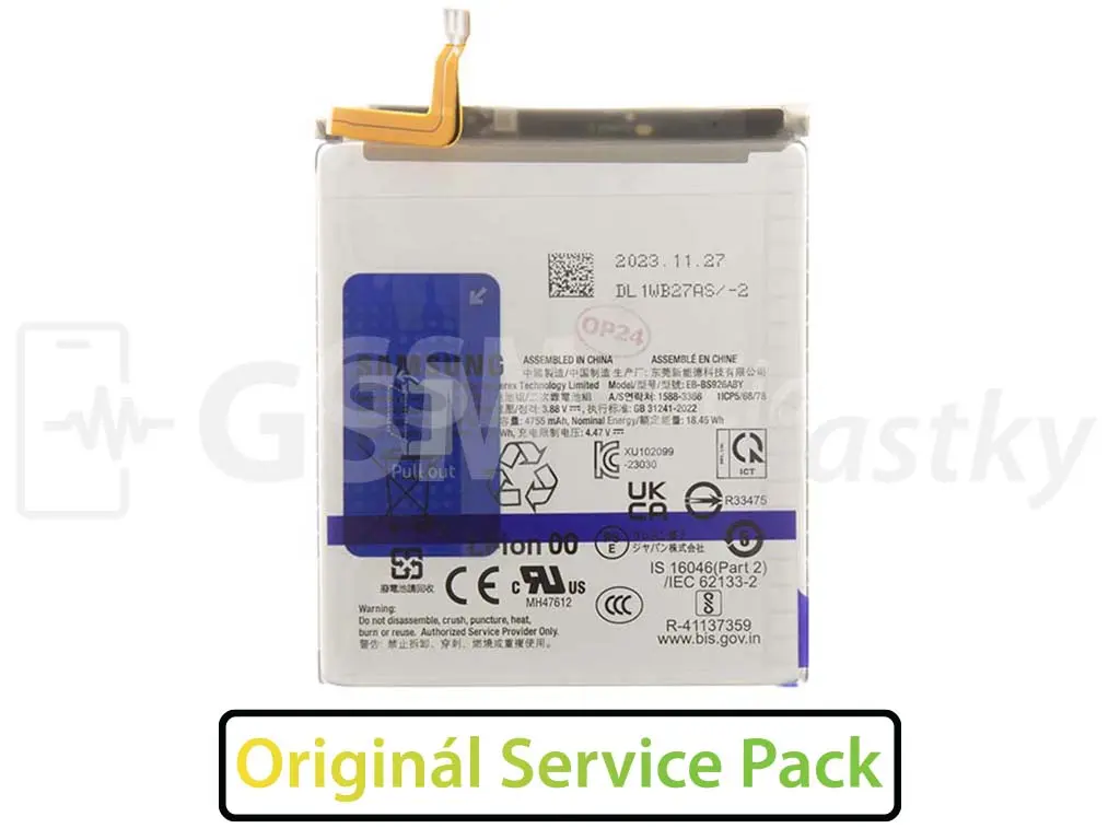 Baterie Samsung Galaxy S24 Plus, S926 EB BS926ABY