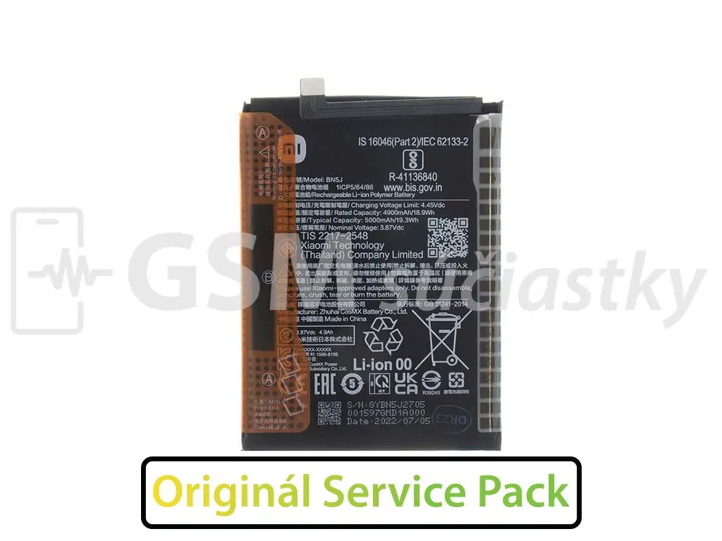 Baterie Xiaomi Poco X5 5G, Redmi Note 12 5G BN5J