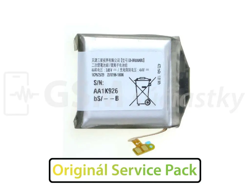 Baterie Samsung Galaxy Watch 46mm (R800, R805) EB BR800ABU Originál