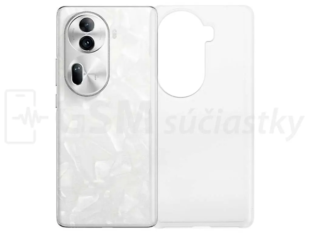 Průhledné silikonové pouzdro Oppo Reno 11 Pro