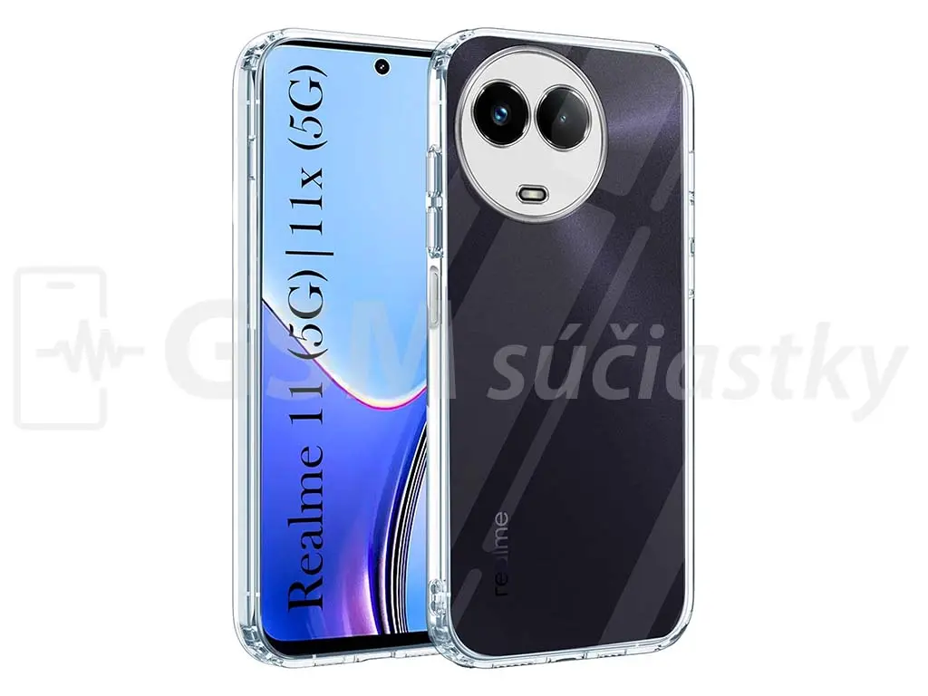 Pouzdro průhledné silikonové Realme 11 5G