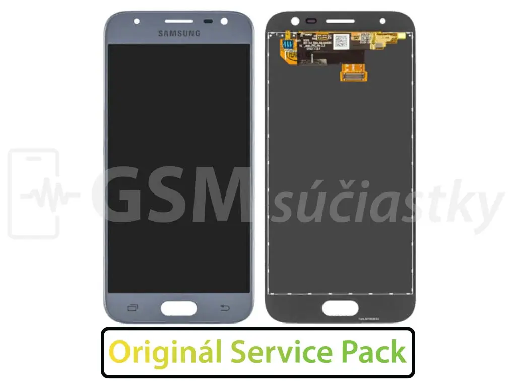 Samsung J330F Galaxy J3 2017 LCD displej + dotykové sklo Originál stříbrný
