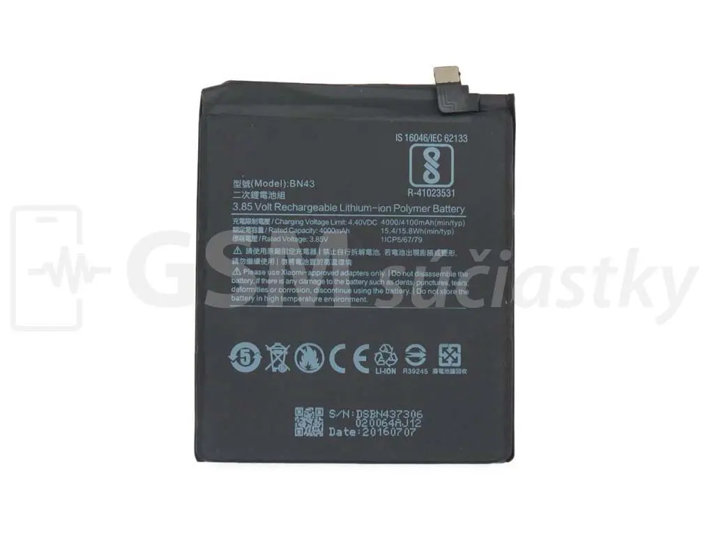 Baterie Xiaomi Redmi Note 4X, Note 4 Global BN43