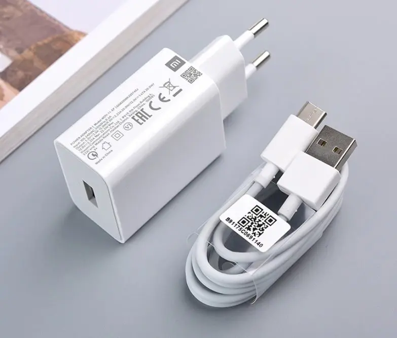 Originální síťová nabíječka Xiaomi MDY 11 EP + USB kabel typ C
