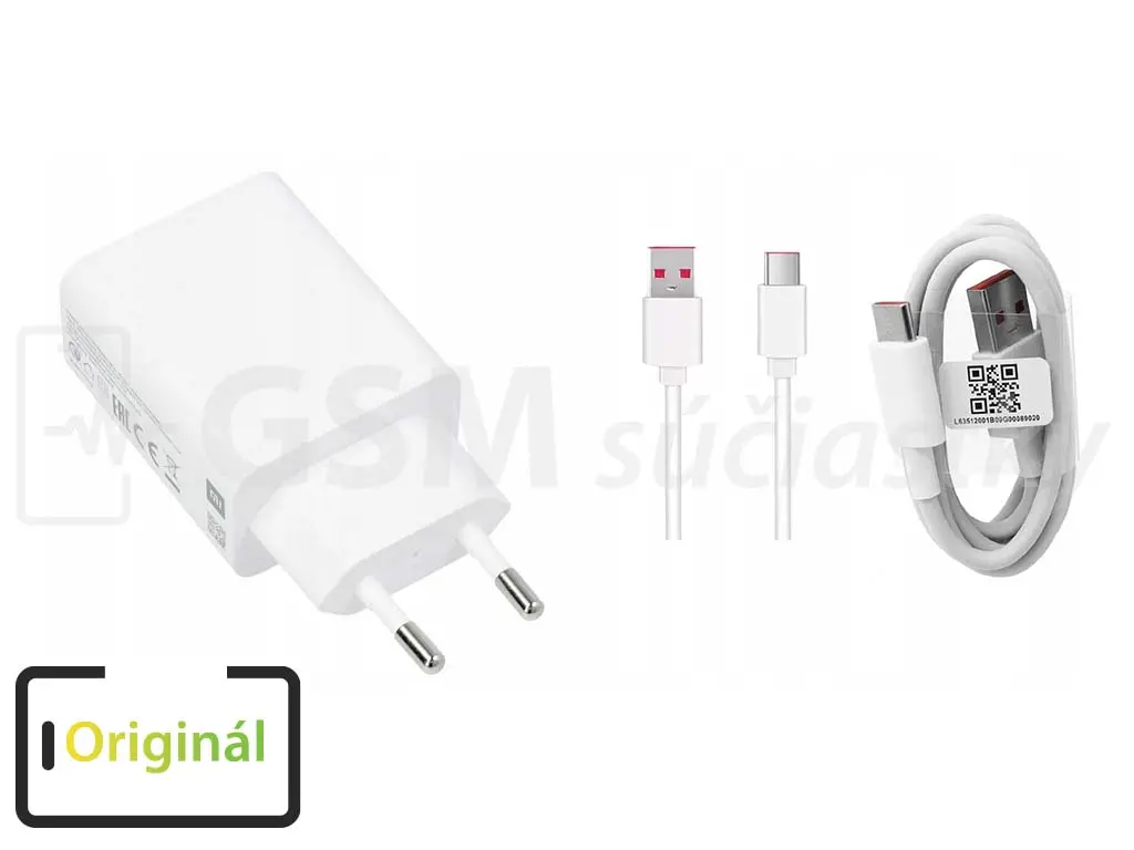 Originál sieťová nabíjačka Xiaomi 22,5W + USB kabel TYP C, MDY 11 EP