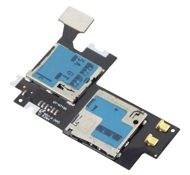 Flex kabel SIM karty a paměťové karty SD Samsung N7100 Galaxy Note 2