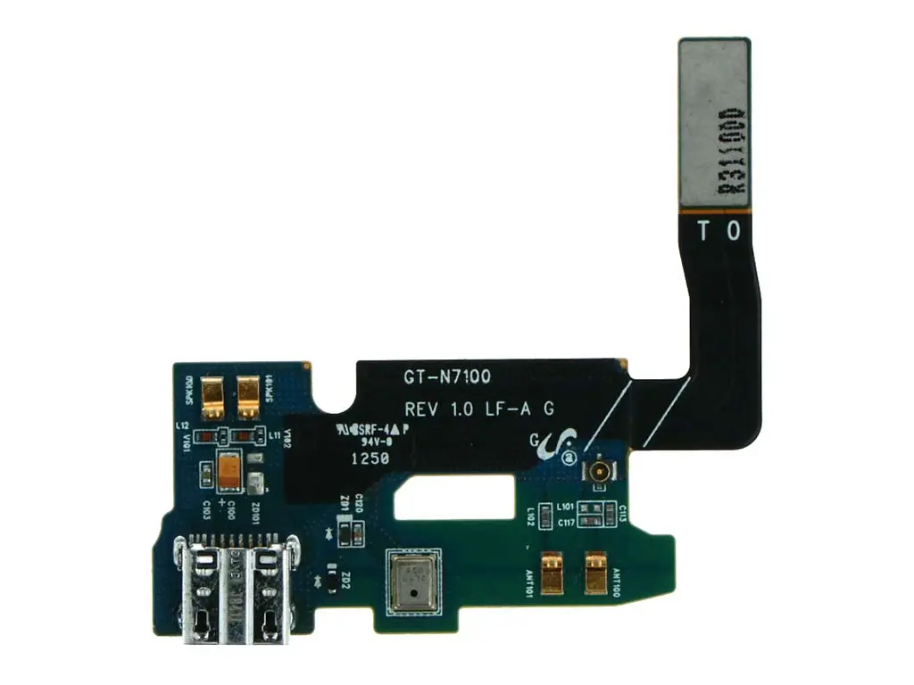 Flex kabel nabíjení Samsung N7100 Galaxy Note 2 a mikrofon 1