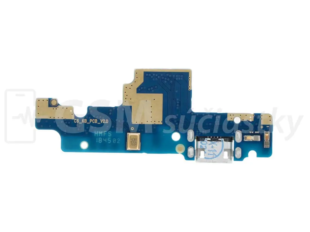 PCB deska nabíjení Xiaomi Redmi Note 4X, 4 Global nabíjecí konektor, mikrofon