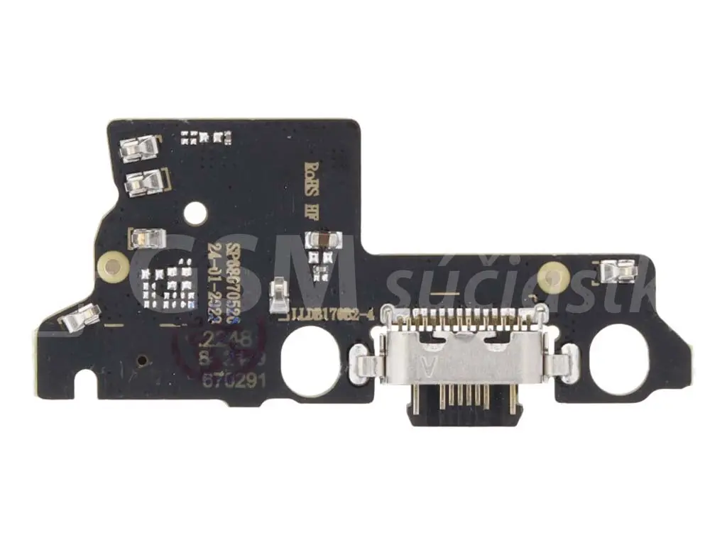 Deska nabíjení Motorola Moto E13 nabíjecí konektor, mikrofon 1