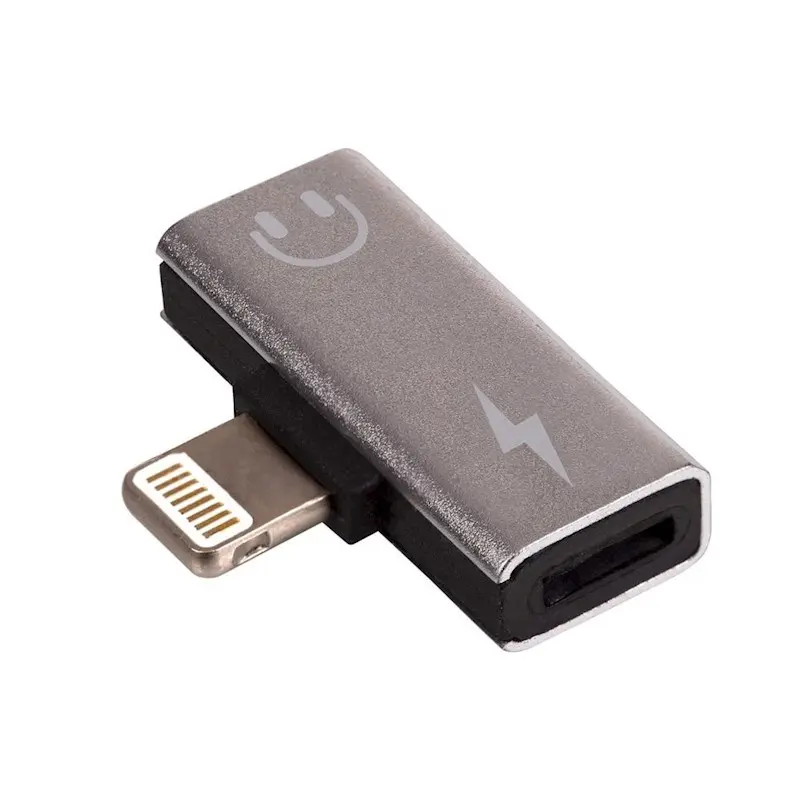 Adaptér Akyga rozdvojka pro Lightning na 2x Lightning 1