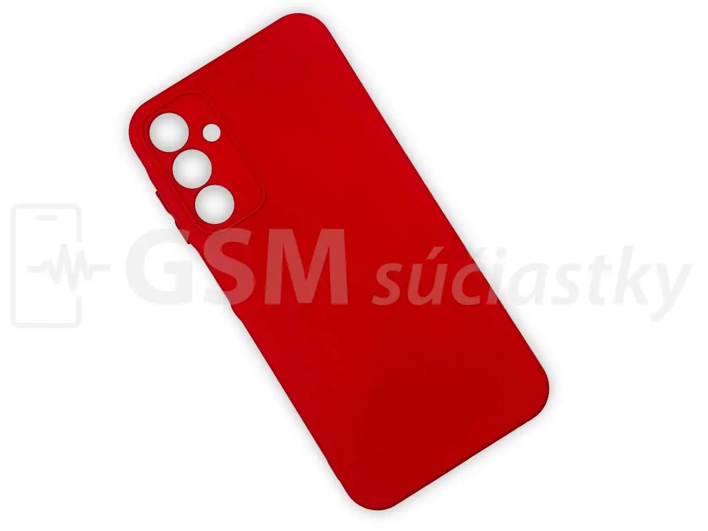 Silikonový kryt na mobil Samsung Galaxy A15 4G, A15 5G, červený