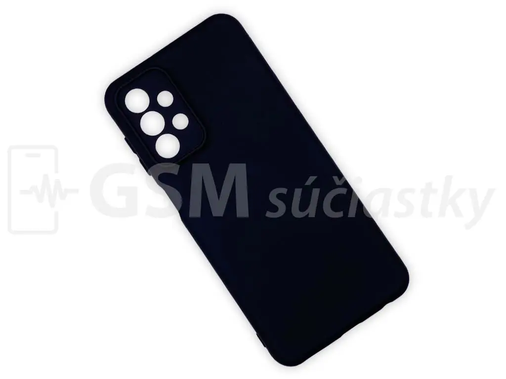 Silikonový kryt na mobil Samsung Galaxy A23 5G černý