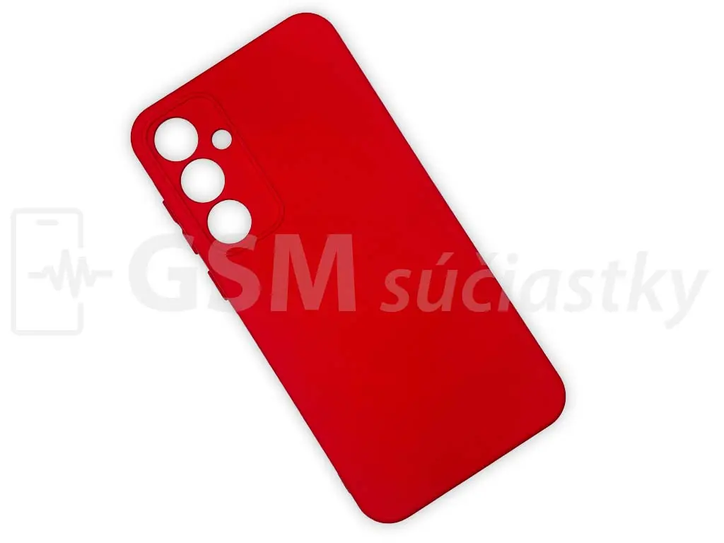 Silikonový kryt na mobil Samsung Galaxy A35 5G, Červený