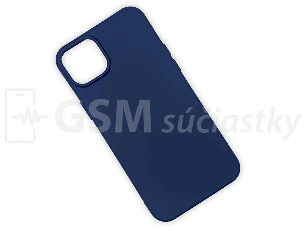 Silikonový kryt na mobil iPhone 14 Plus, modrý