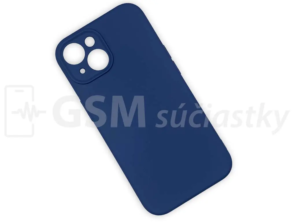 Silikonový kryt na mobil iPhone 15, modrý