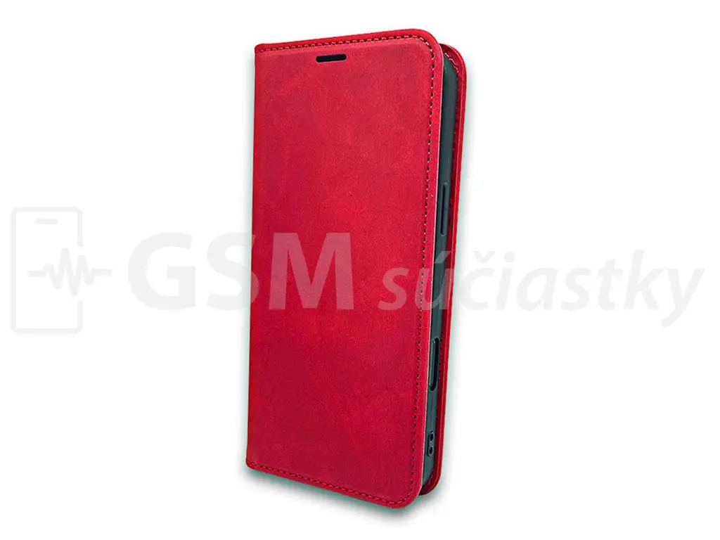 Knižní kryt iPhone 16 Plus, červený