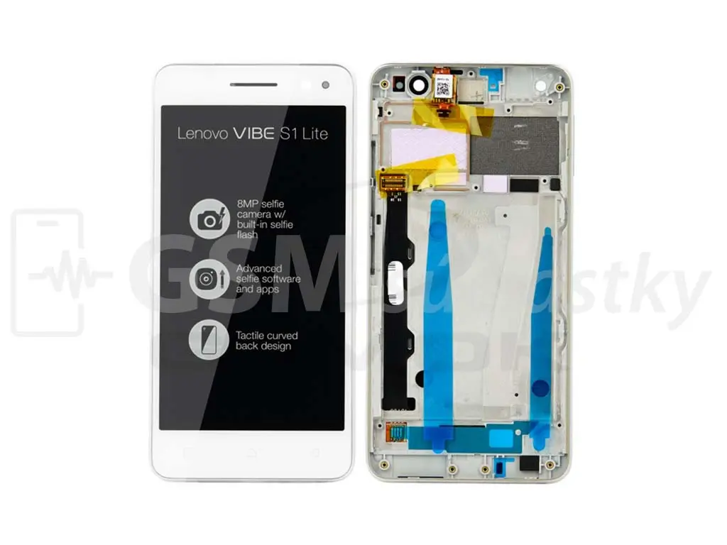 Lenovo Vibe S1 lite - LCD displej + dotykové sklo a rám
