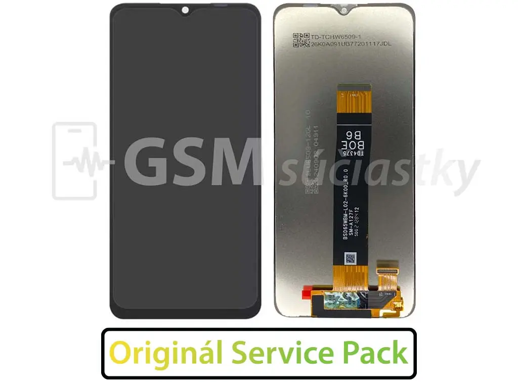 Samsung Galaxy A12s, A127 LCD displej a Dotykové sklo Originál