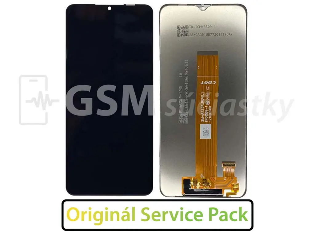 Samsung Galaxy A12, A125 LCD displej a Dotykové sklo Originál1
