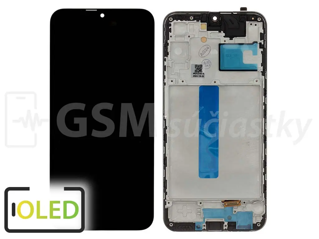 Samsung A256 Galaxy A25 5G - LCD displej + Dotykové sklo a Rám - OLED