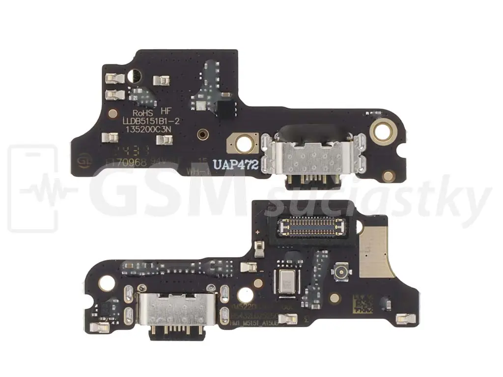 Deska nabíjení Xiaomi Redmi 14C, Poco C75 nabíjecí konektor, mikrofon
