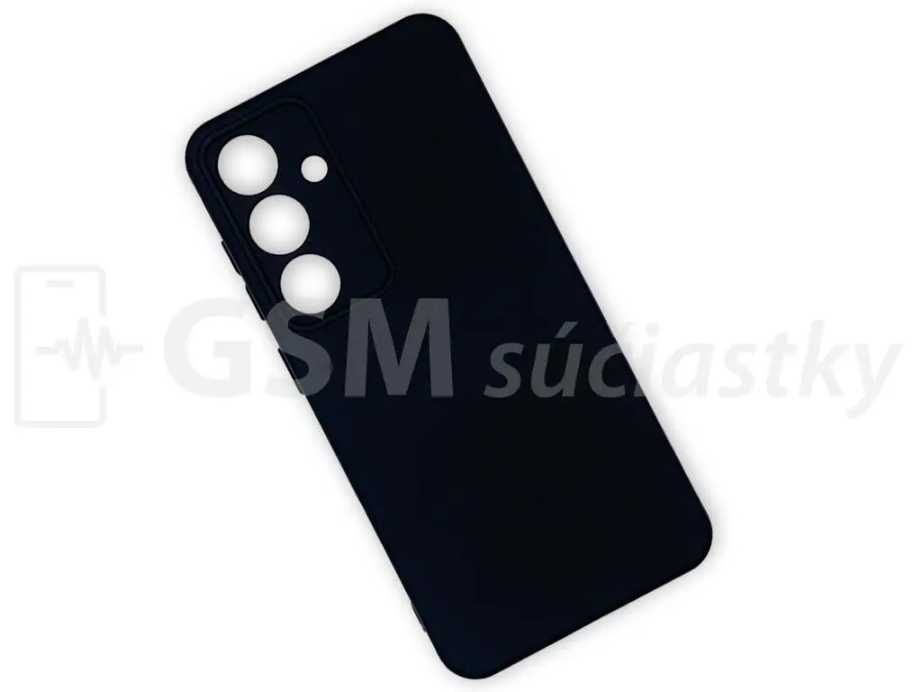Silikonový kryt na Samsung Galaxy S24, černý