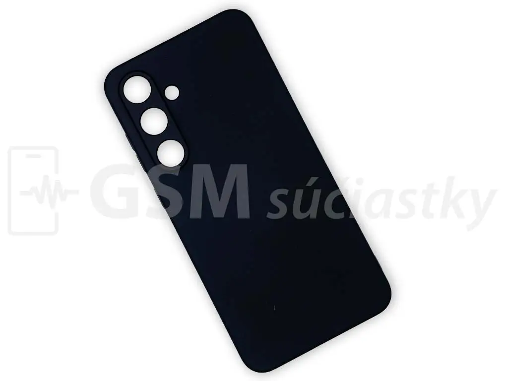Silikonový kryt na Samsung Galaxy S24 FE, černý