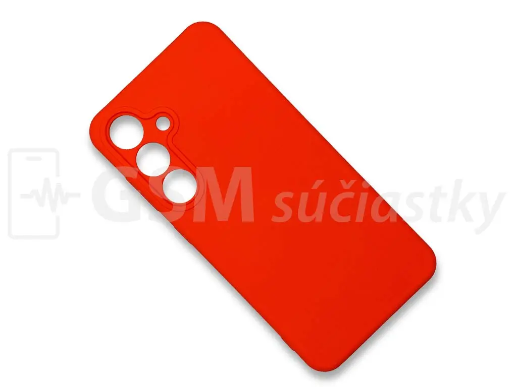 Silikonový kryt na Samsung Galaxy S24 5G, červený