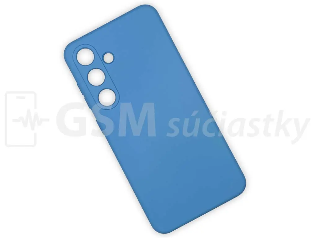 Silikonový kryt na Samsung Galaxy S24, modrý
