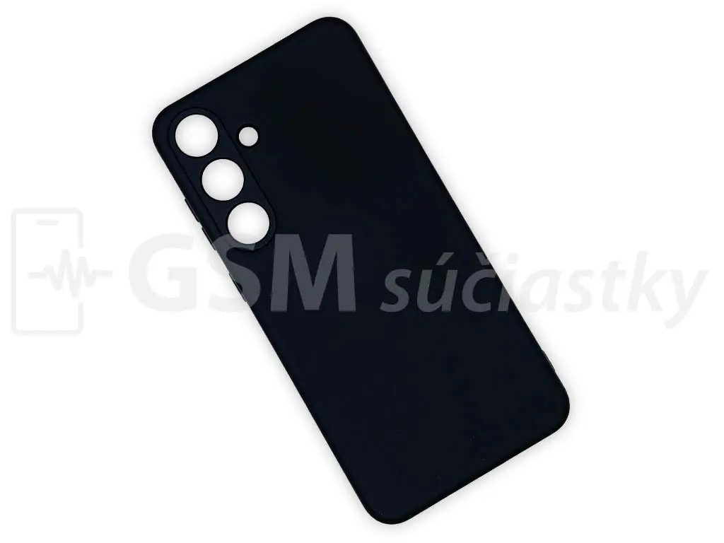 Silikonový kryt na Samsung Galaxy S25 Plus, černý