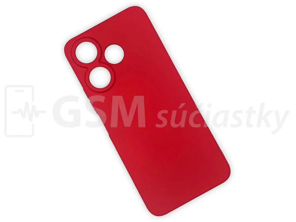 Pouzdro silikonové Xiaomi Redmi 13 4G, 13 5G, Červené