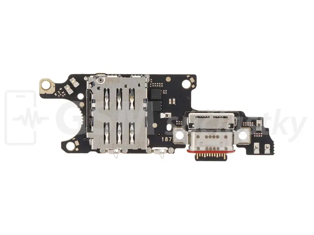 PCB deska nabíjení Honor 200 Pro nabíjecí konektor, mikrofon