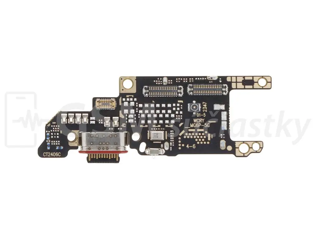PCB deska nabíjení Honor Magic 6 Pro nabíjecí konektor, mikrofon