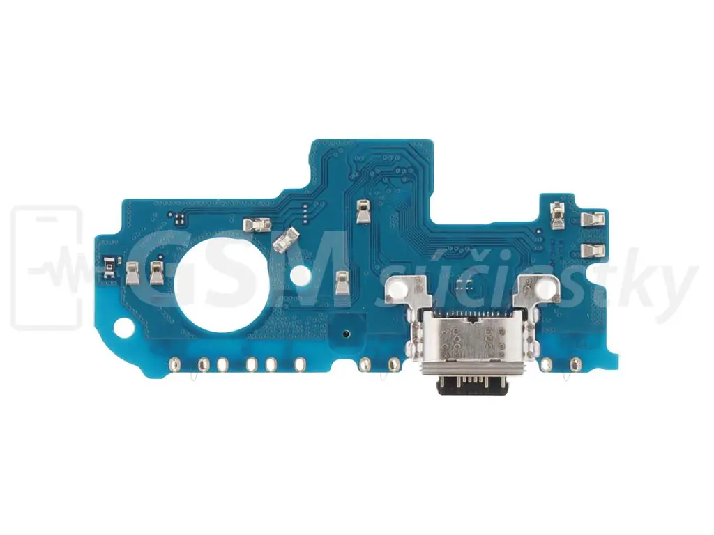 PCB deska nabíjení Samsung Galaxy A35 nabíjecí konektor, mikrofon