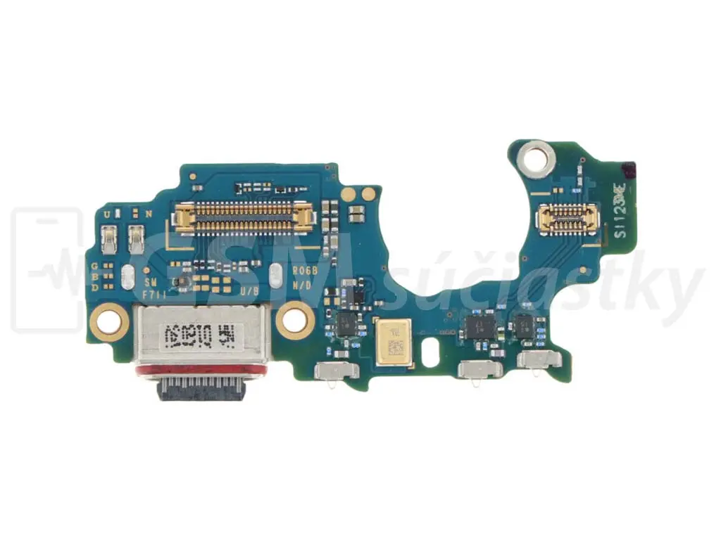 PCB deska nabíjení Samsung Galaxy Z Flip 3 5G nabíjecí konektor, mikrofon