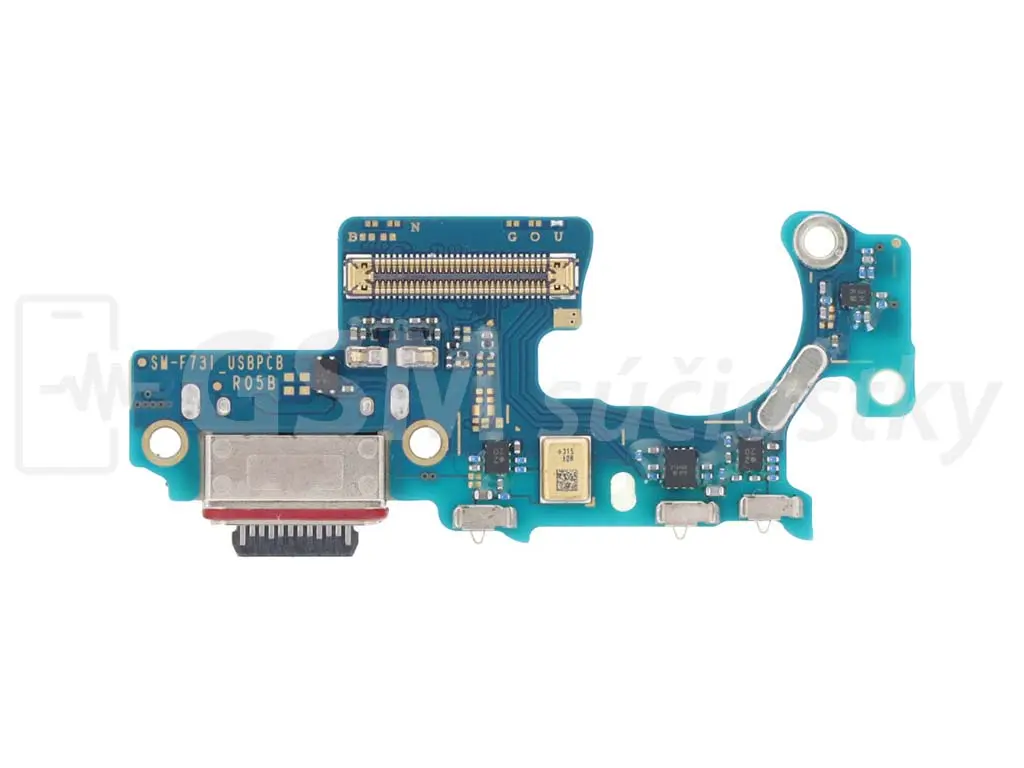 PCB deska nabíjení Samsung Galaxy Z Flip 5 5G nabíjecí konektor, mikrofon