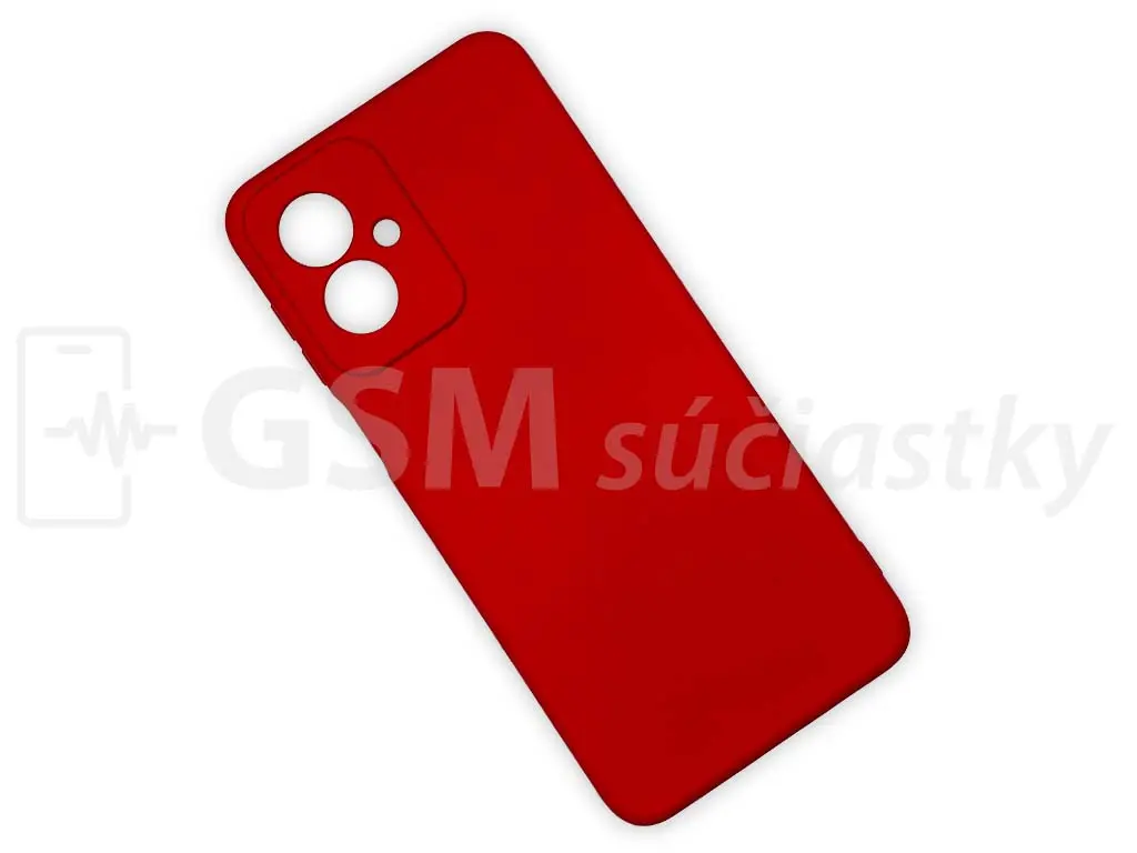 Silikonový kryt na mobil Motorola Moto G55, Červený