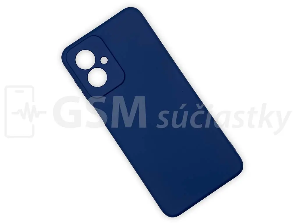 Silikonový kryt na mobil Motorola Moto G55, modrý