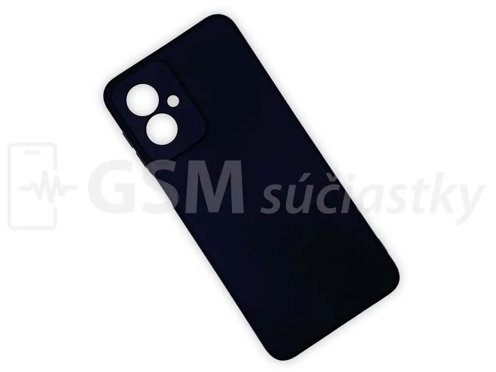 Silikonový kryt na mobil Motorola Moto G55, černý