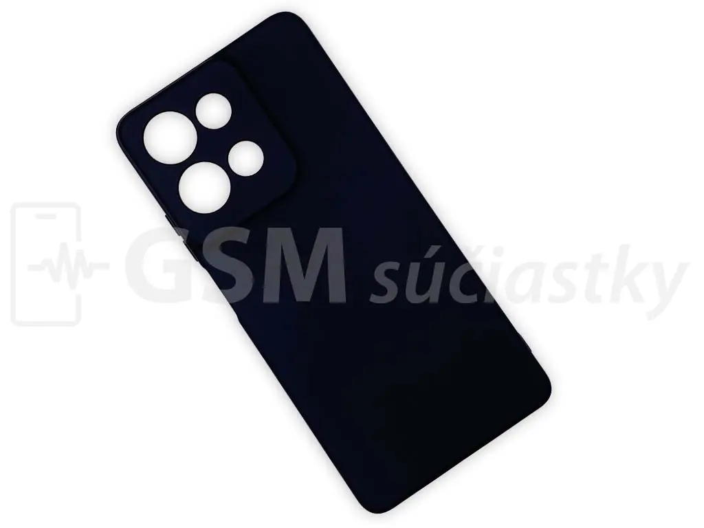 Silikonový kryt na mobil Motorola Moto G75, černý