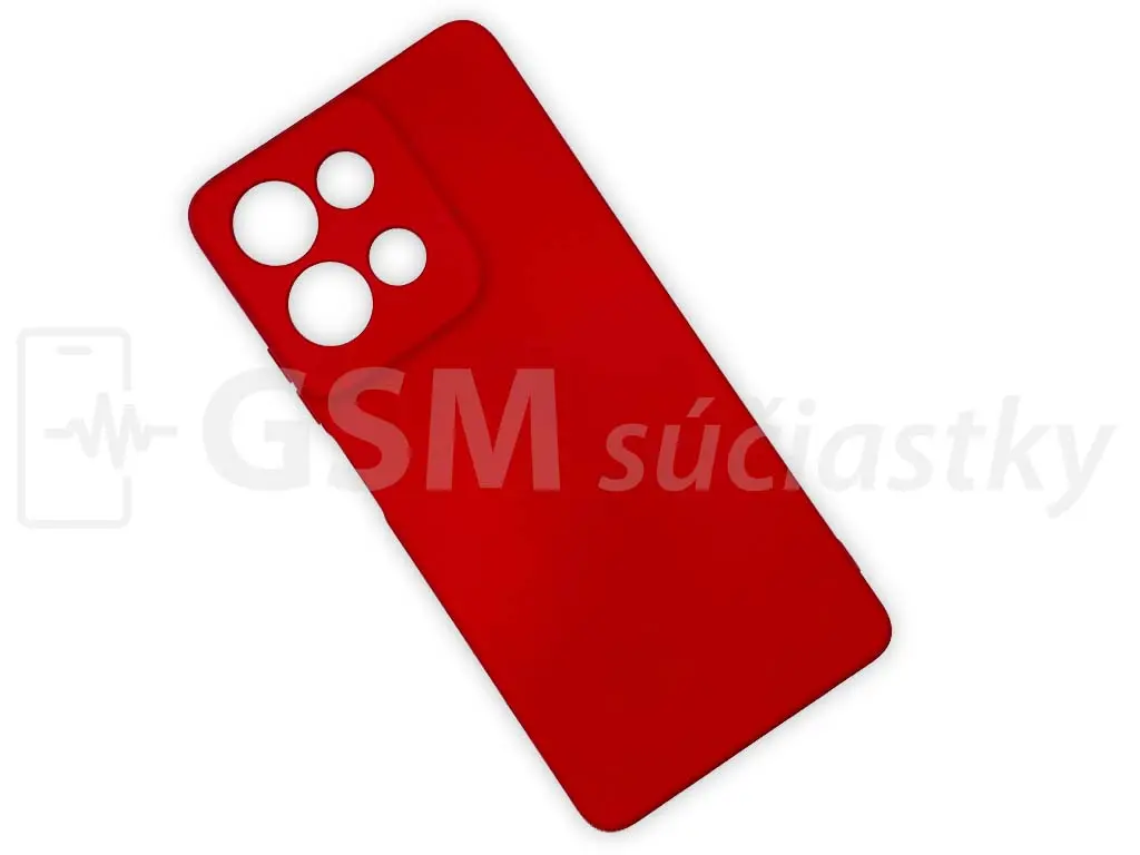 Silikonový kryt na mobil Motorola Moto G75, Červený