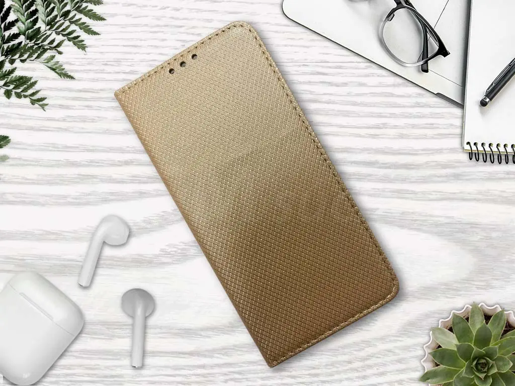 Knižní pouzdro Honor Magic 7 Lite, Zlaté