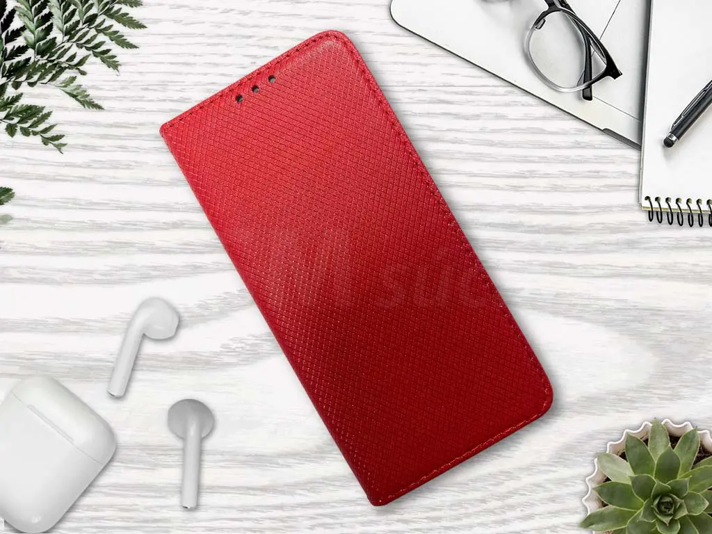 Knižní pouzdro Xiaomi 14T Pro, červené