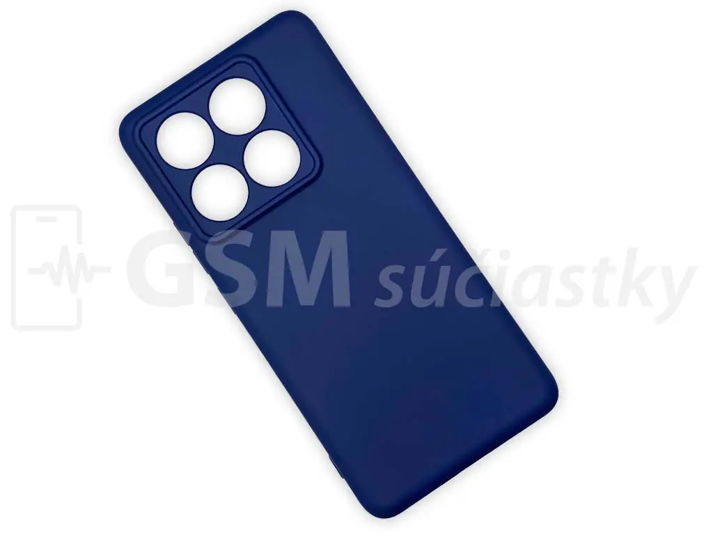 Silikonový kryt na mobil Xiaomi 14T Pro, modrý