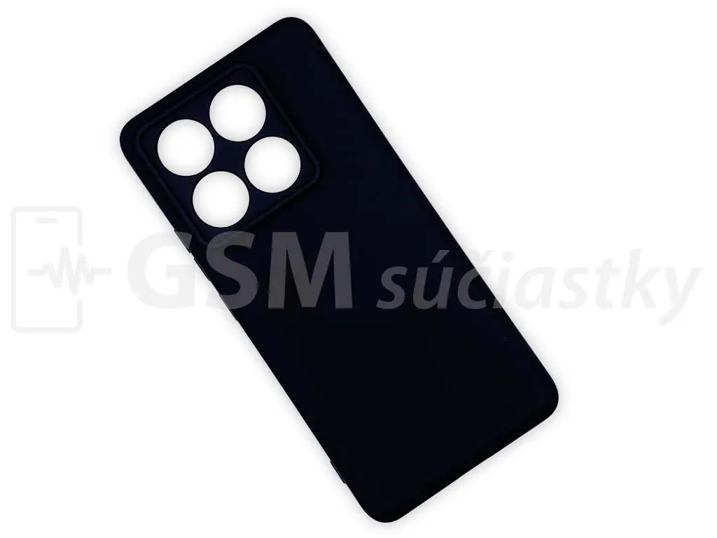 Silikonový kryt na mobil Xiaomi 14T Pro, Černý