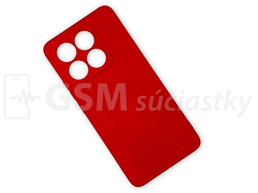 Silikonový kryt na mobil Xiaomi 14T, Červený