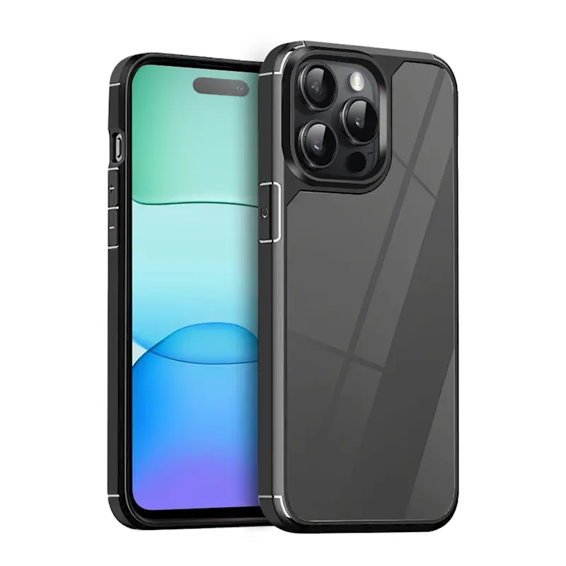 Odolný kryt na mobil iPhone 12, 12 Pro, Černý 1