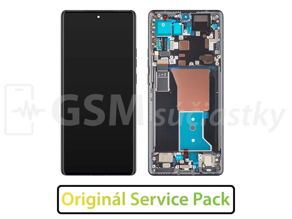 Motorola Edge 40 Pro LCD displej + dotykové sklo a rám Originál